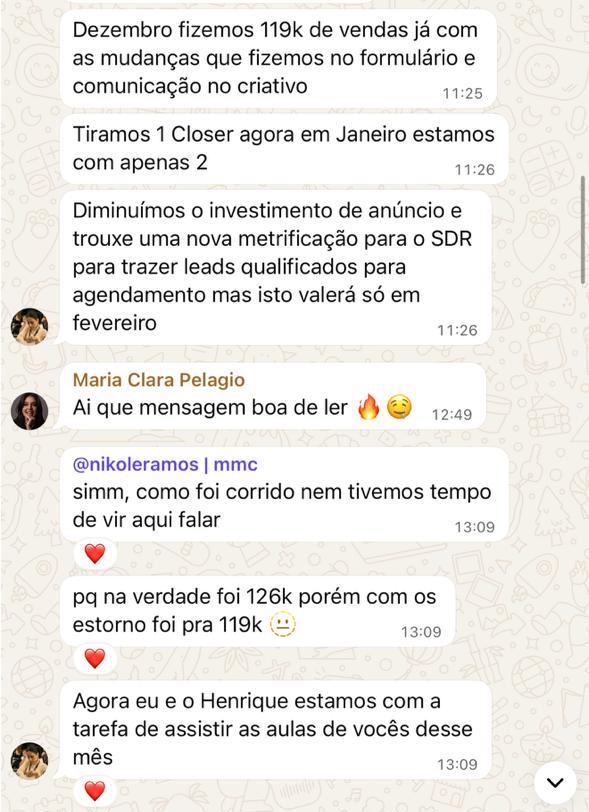 Print do depoimento de Henrique Ramos